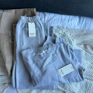 NWT MATE the Label Light Gray Lounge Set